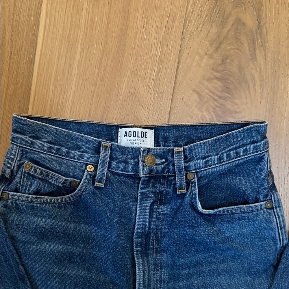 Agolde Pinch Waist High Rise Kick Flare Jeans - Picture 4 of 16
